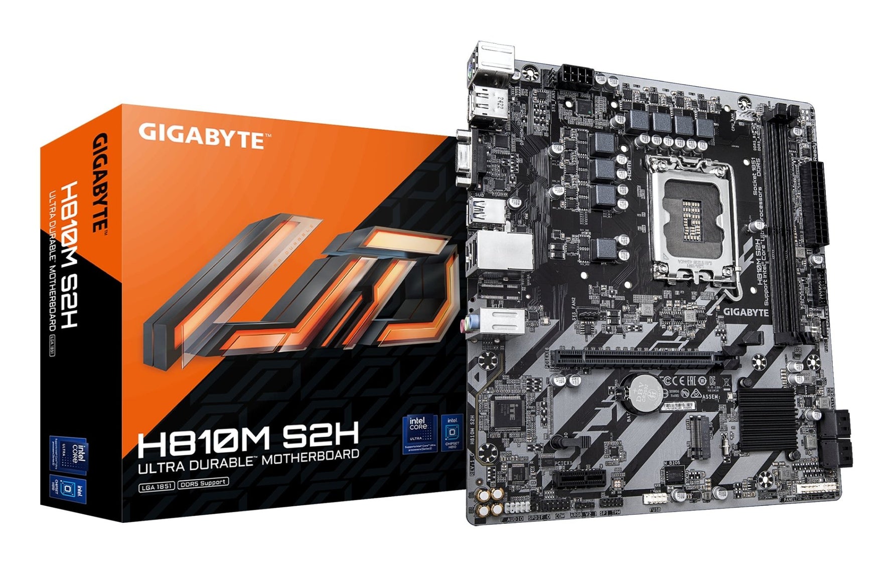 Gigabyte H810M S2H LGA1851 Micro ATX Motherboard - GIGABYTE | TechFinder UK