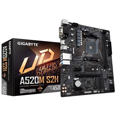 GIGABYTE A520M S2H AMD A520 Socket AM4 micro ATX