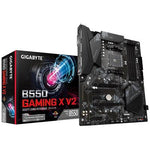 GIGABYTE B550 Gaming X V2 Motherboard - AMD Ryzen 5000 CPUs, 10+3 Phases VRM, up to 4733MHz DDR4, 1xPCIe 4.0 + 1xPCIe 3.0 M.2, 1GbE LAN, USB 3.2 Gen 2 - GIGABYTE | TechFinder UK