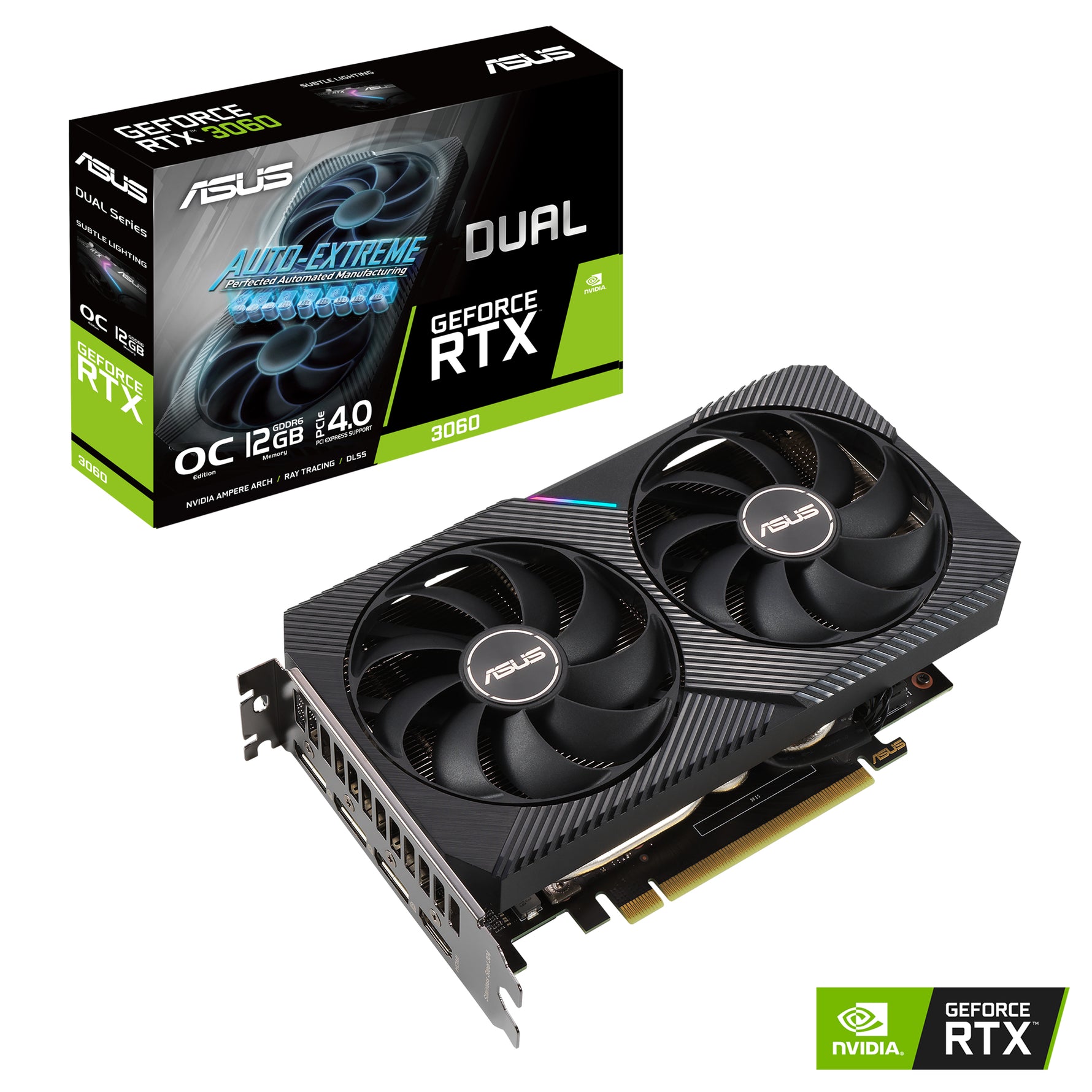 ASUS GeForce RTX 3060 Dual Gaming OC V2 12GB GDDR6 Graphics Card