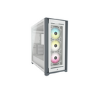 Corsair iCUE 5000X RGB white tempered glass mid tower PC case