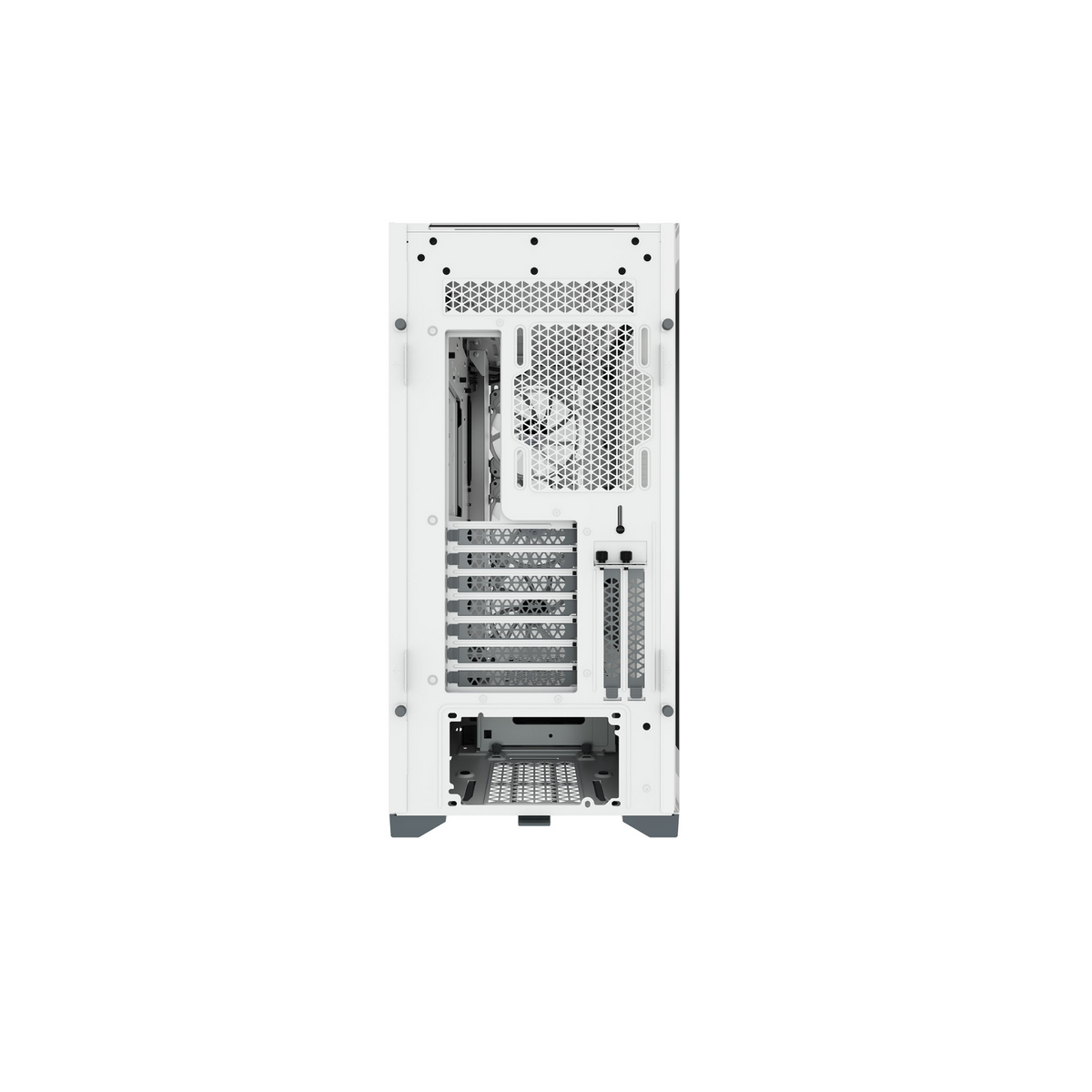 Corsair iCUE 5000X RGB white tempered glass mid tower PC case