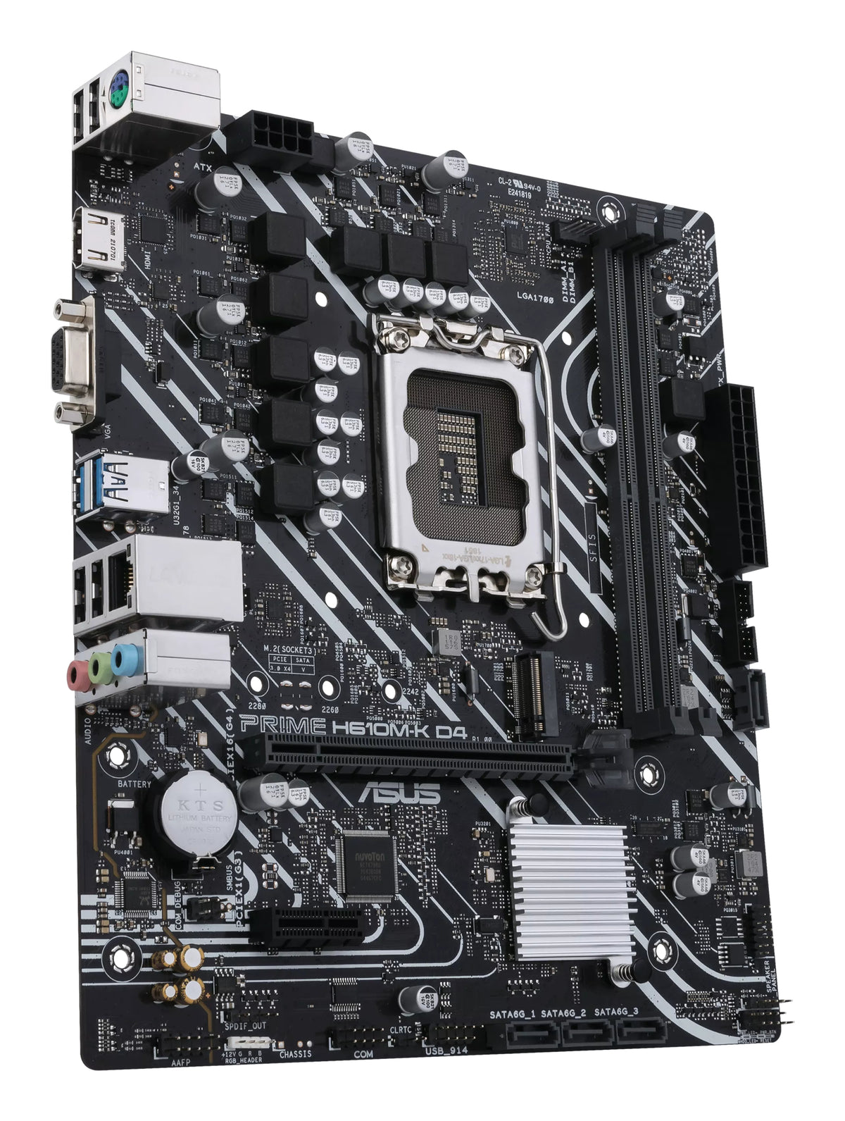 ASUS PRIME H610M-K D4 Intel LGA1700 Micro-ATX DDR4 Motherboard