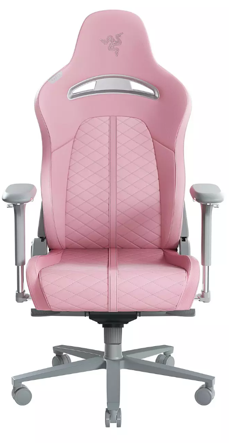 Razer Enki Gaming Chair with 4D Armrests and Lumbar Support (Quartz)
