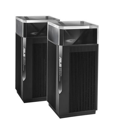 ASUS ZenWiFi Pro ET12 WiFi 6E AXE11000 AiMesh Mesh System 2-Pack (Black)
