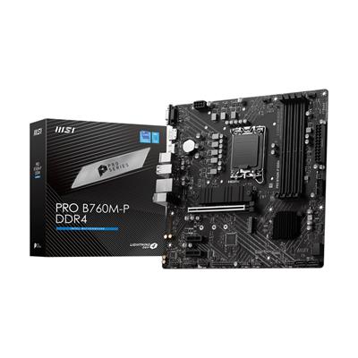MSI PRO B760M - P DDR4 motherboard Intel B760 LGA 1700 micro ATX - MSI | TechFinder UK