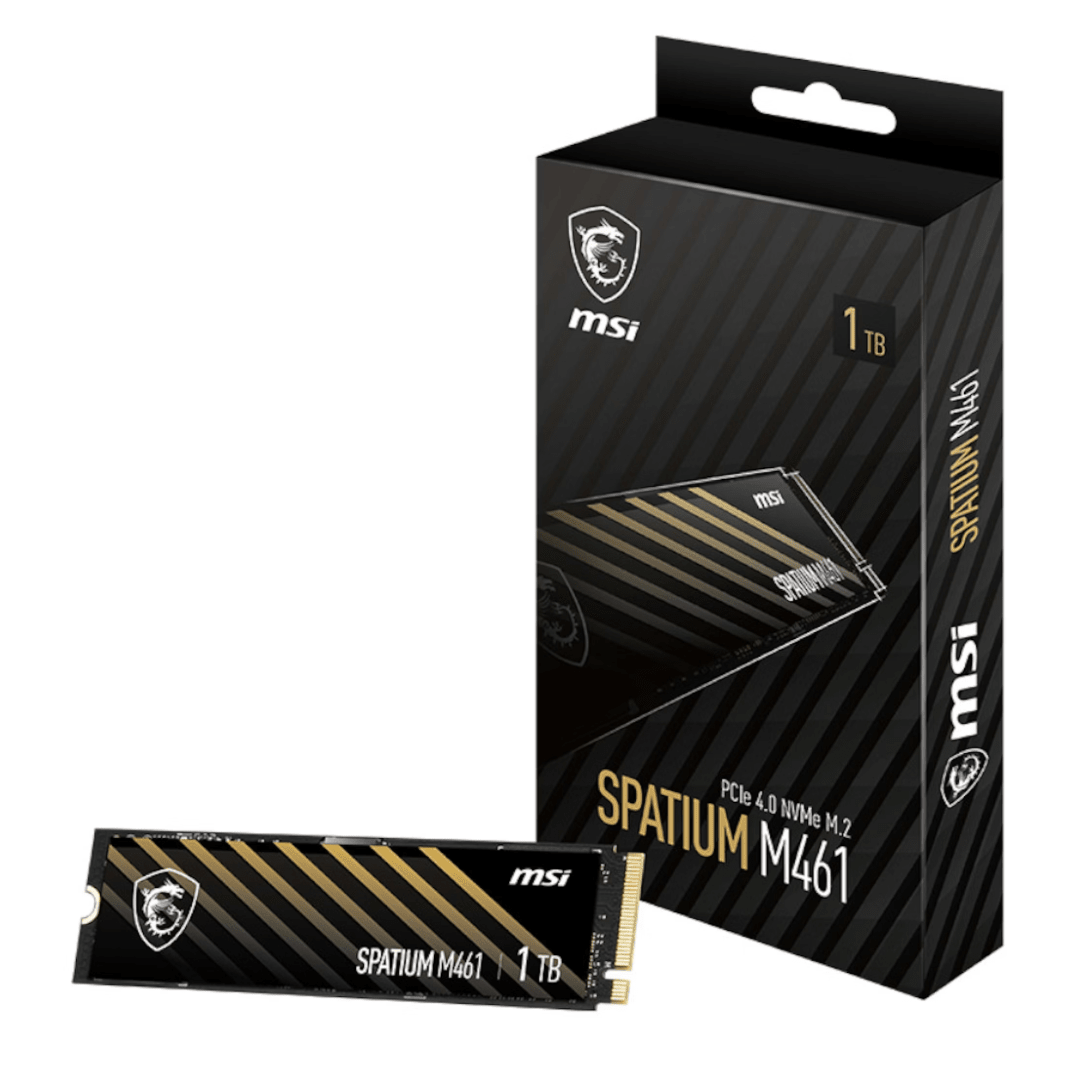 MSI Spatium M461 1TB M.2 NVMe PCIe 4.0 Solid State Drive - MSI | TechFinder UK