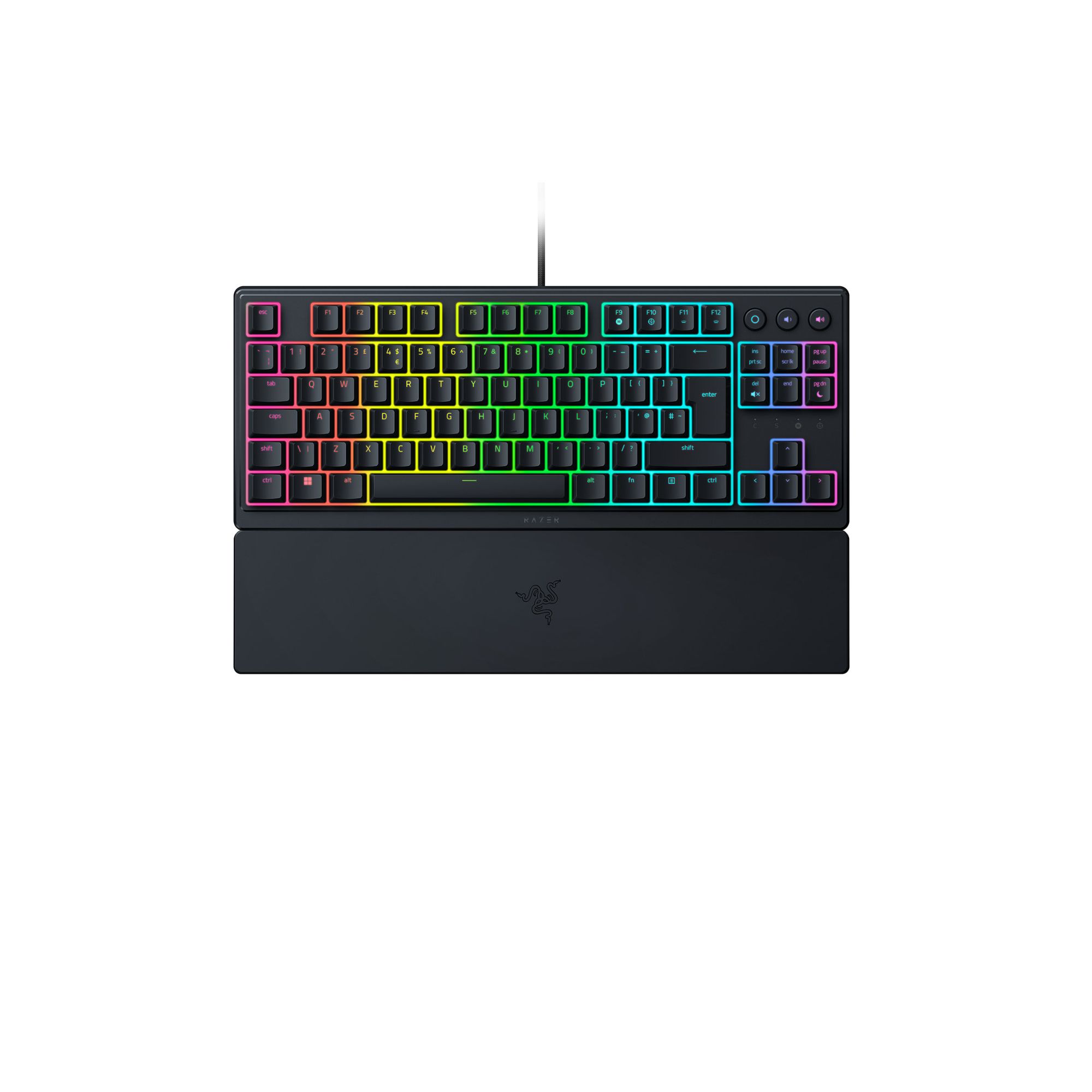 Razer Ornata V3 TKL Mecha-Membrane Gaming Keyboard Black UK Layout