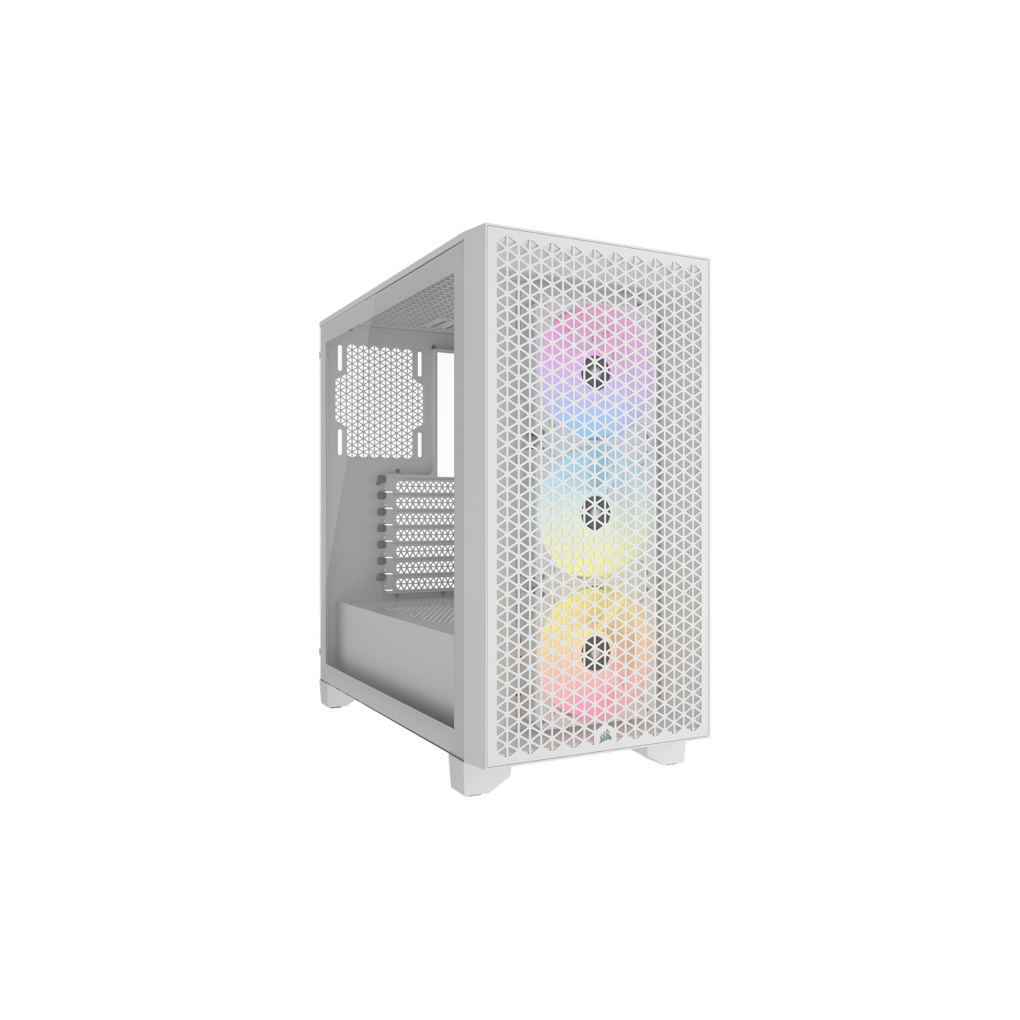 Corsair 3000D RGB Airflow Mid Tower Case - White