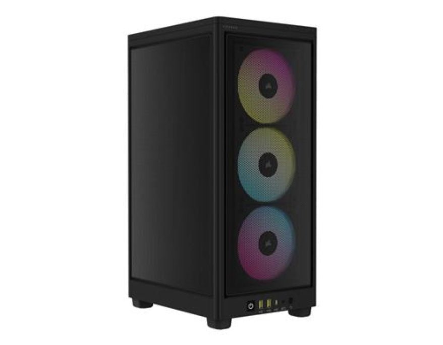 Corsair iCUE 2000D RGB Airflow Mini - ITX Tower Case - Black - CORSAIR | TechFinder UK