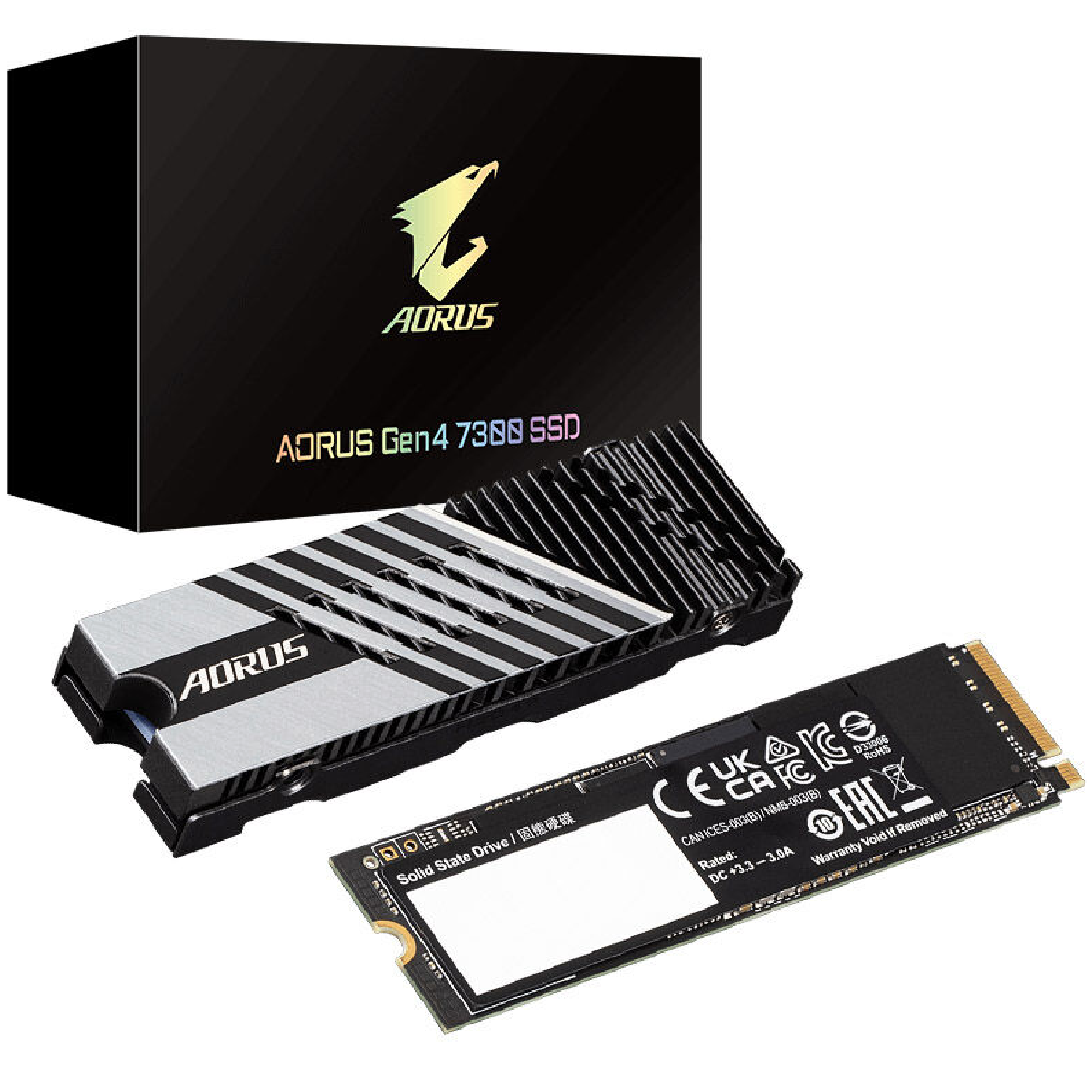Gigabyte Aorus Gen4 7300 2TB PCIe 4.0 NVMe M.2 SSD