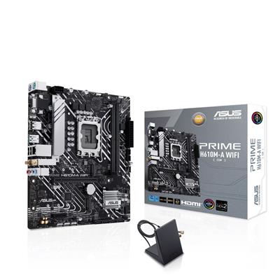 ASUS PRIME H610M - A WIFI H610 LGA1700 mATX Motherboard - ASUS | TechFinder UK