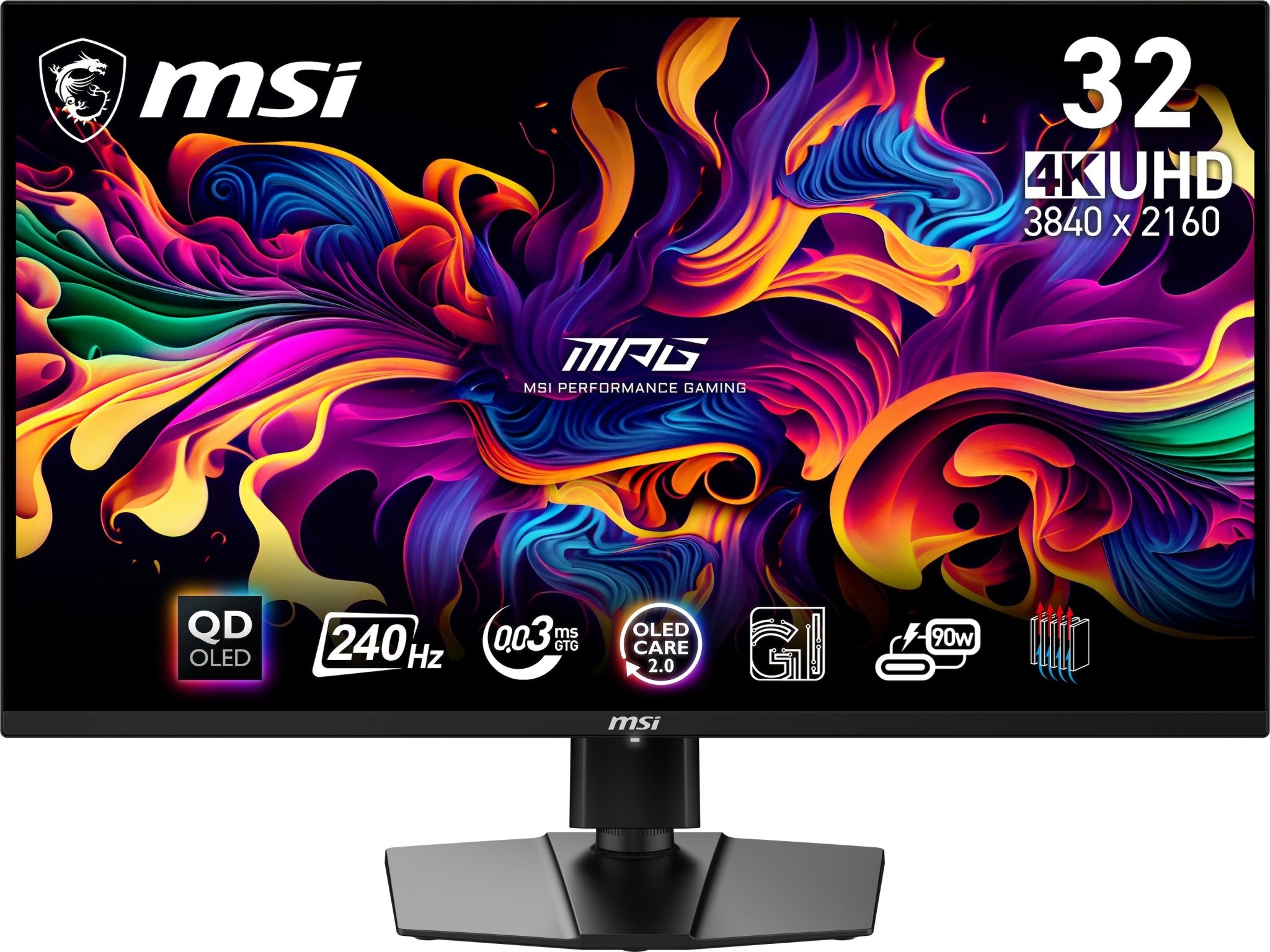 MSI MPG 321URX 31.5" 4K 240Hz QD - OLED Gaming Monitor - MSI | TechFinder UK