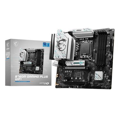 MSI B760M GAMING PLUS WIFI B760 LGA1700 mATX Motherboard - MSI | TechFinder UK