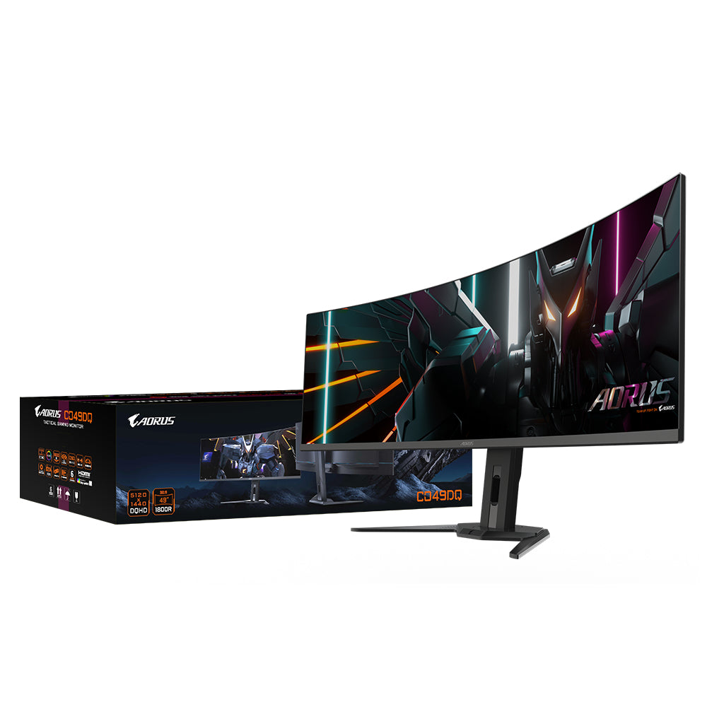 Gigabyte AORUS CO49DQ 49" DQHD 144Hz Curved OLED Ultrawide Monitor