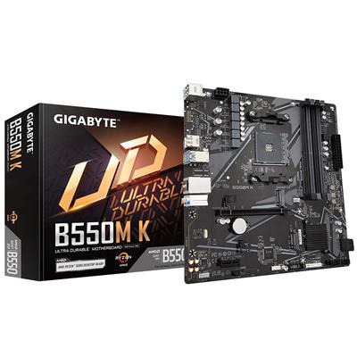 GIGABYTE B550M K B550 AM4 mATX Motherboard - GIGABYTE | TechFinder UK