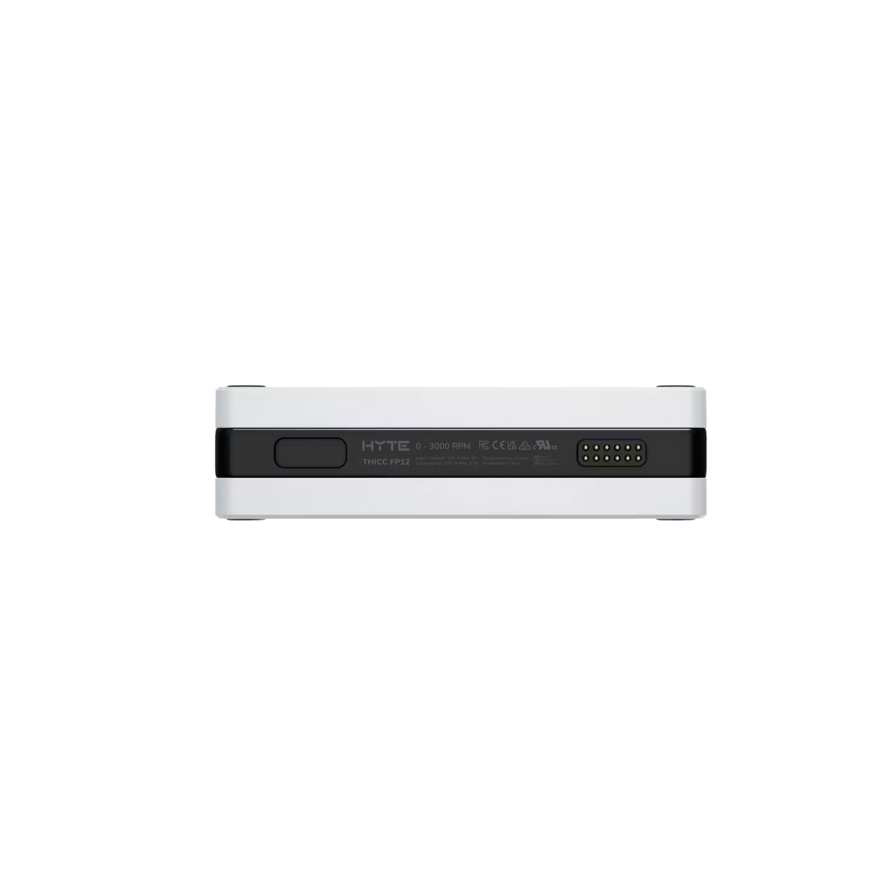 HYTE THICC FP12 120mm PWM Fan White/Black Triple Pack with Nexus Portal NP50