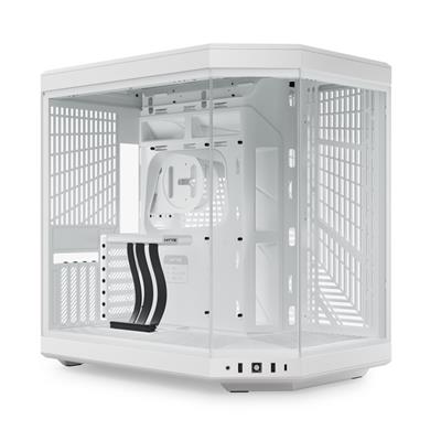 Hyte Y70 Mid Tower Case Snow White - HYTE | TechFinder UK