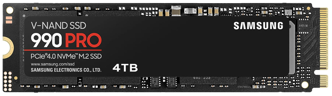 Samsung 990 Pro 4TB PCIe 4.0 NVMe M.2 SSD
