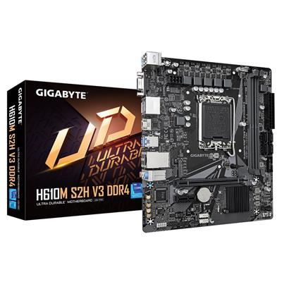 GIGABYTE H610M S2H V3 DDR4 H610 LGA1700 mATX Motherboard - GIGABYTE | TechFinder UK
