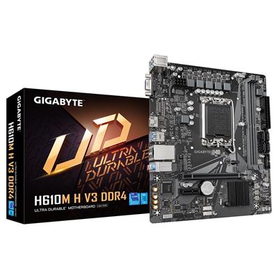 GIGABYTE H610M H V3 DDR4 H610 LGA1700 mATX Motherboard - GIGABYTE | TechFinder UK