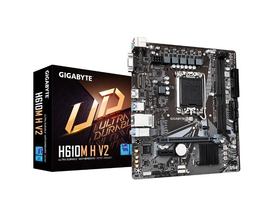 GIGABYTE H610M H V2 H610 LGA1700 mATX Motherboard - GIGABYTE | TechFinder UK