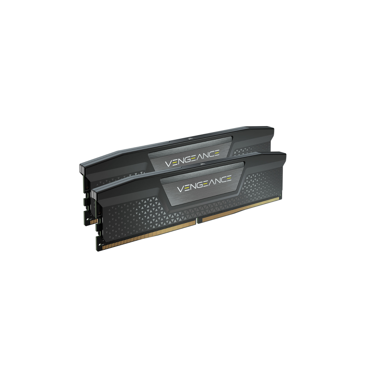 Corsair Vengeance grey 32GB DDR5 memory, memory modules, angled view