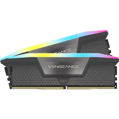 Corsair Vengeance RGB 64GB (2x32GB) DDR5 6000MHz CL40 Dual Channel Memory Kit Grey