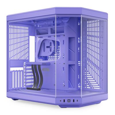 HYTE Y70 Dual Chamber ATX Mid Tower Modern Aesthetic Case Taro Milk - HYTE | TechFinder UK