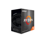 AMD Ryzen 5 5600XT 6-Core AM4 Processor with Wraith Stealth Cooler, retail packaging showing included cooler