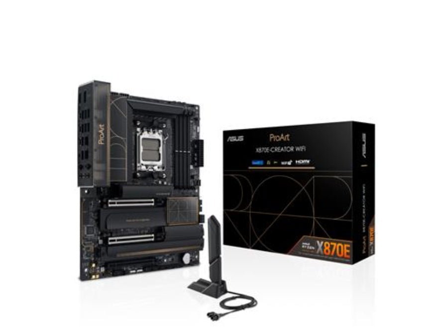 ASUS ProArt X870E - Creator WiFi AM5 ATX Motherboard - ASUS | TechFinder UK