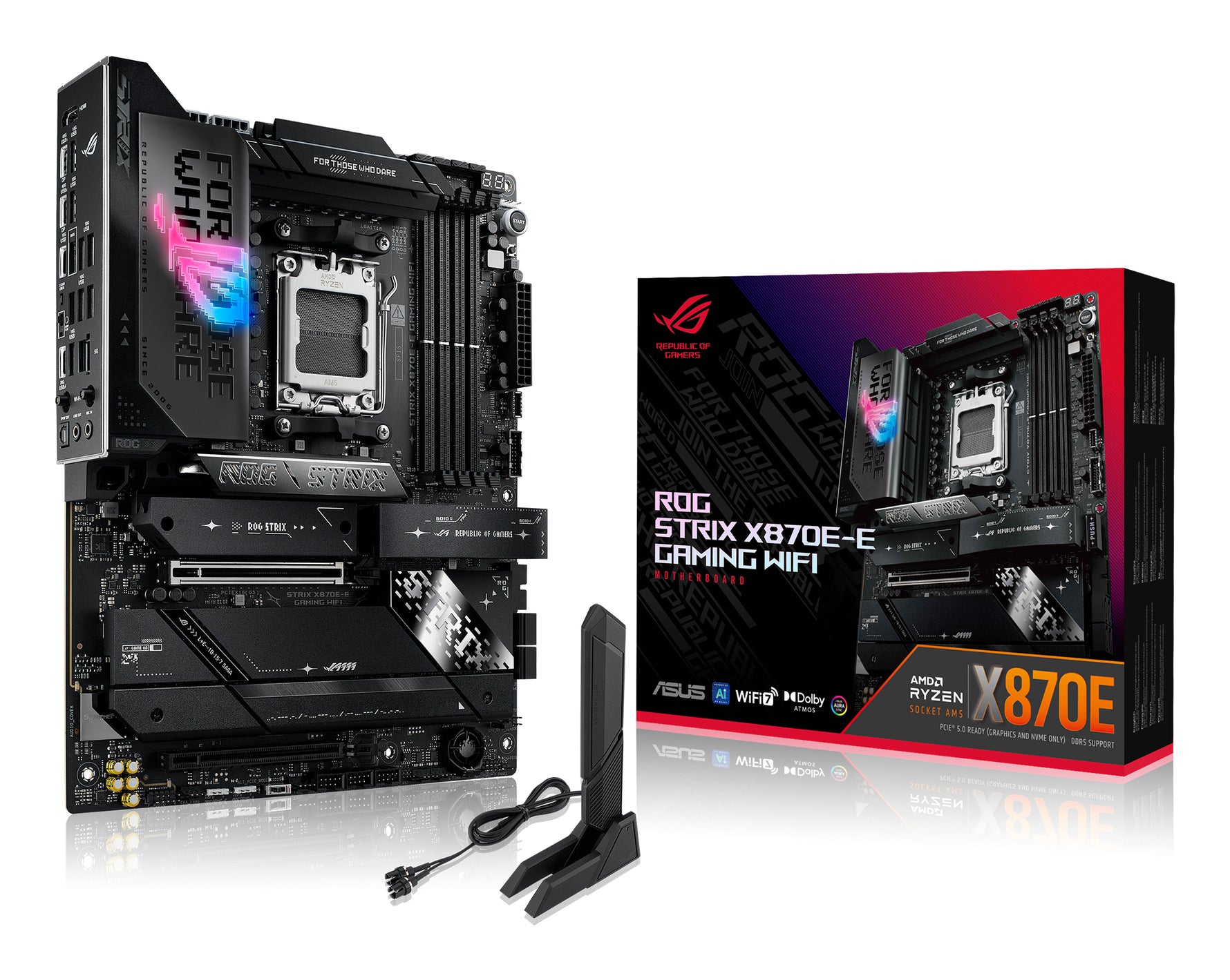 ASUS ROG Strix X870E-E Gaming Wi-Fi ATX Motherboard AM5 DDR5