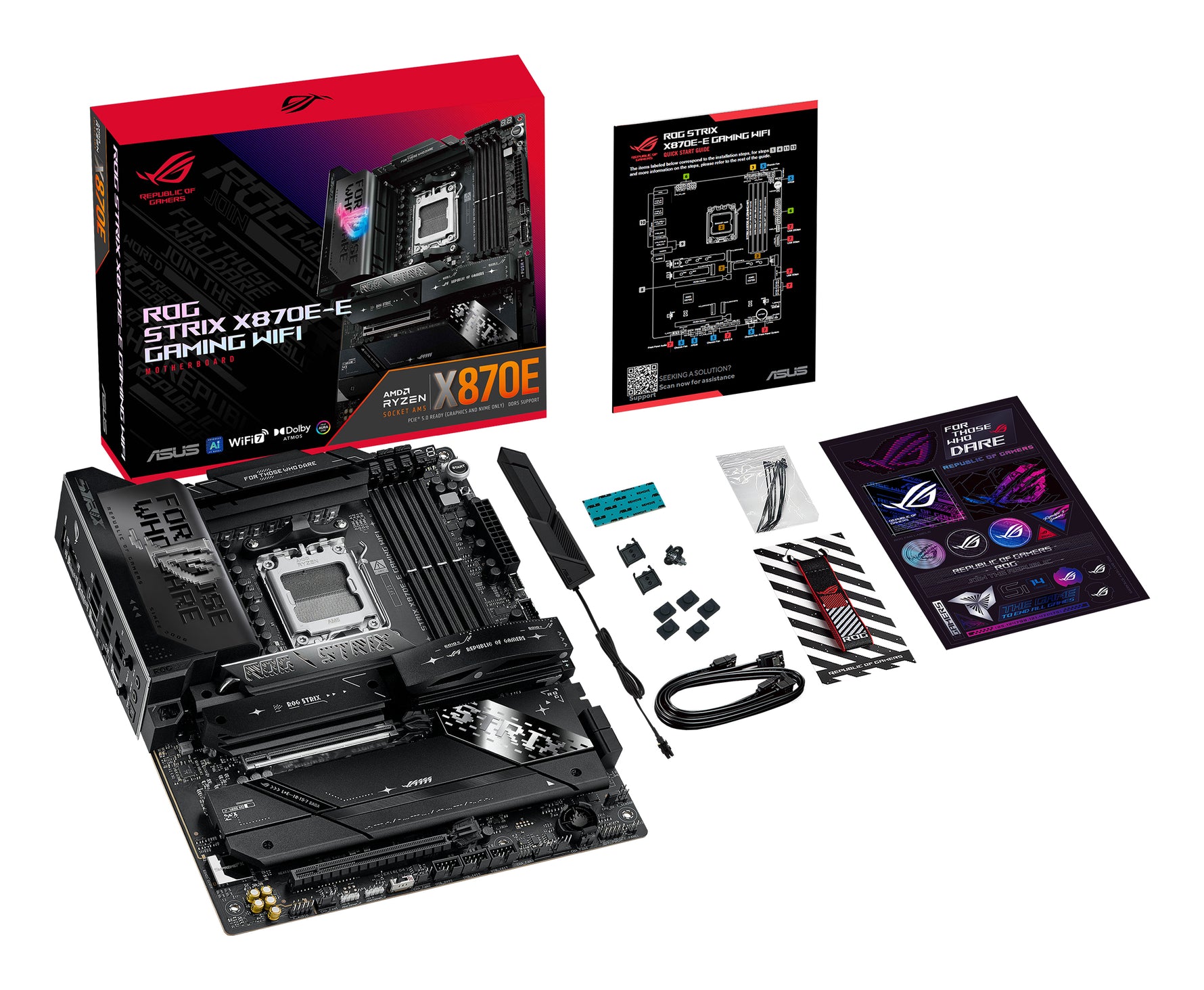 ASUS ROG Strix X870E-E Gaming Wi-Fi ATX Motherboard AM5 DDR5