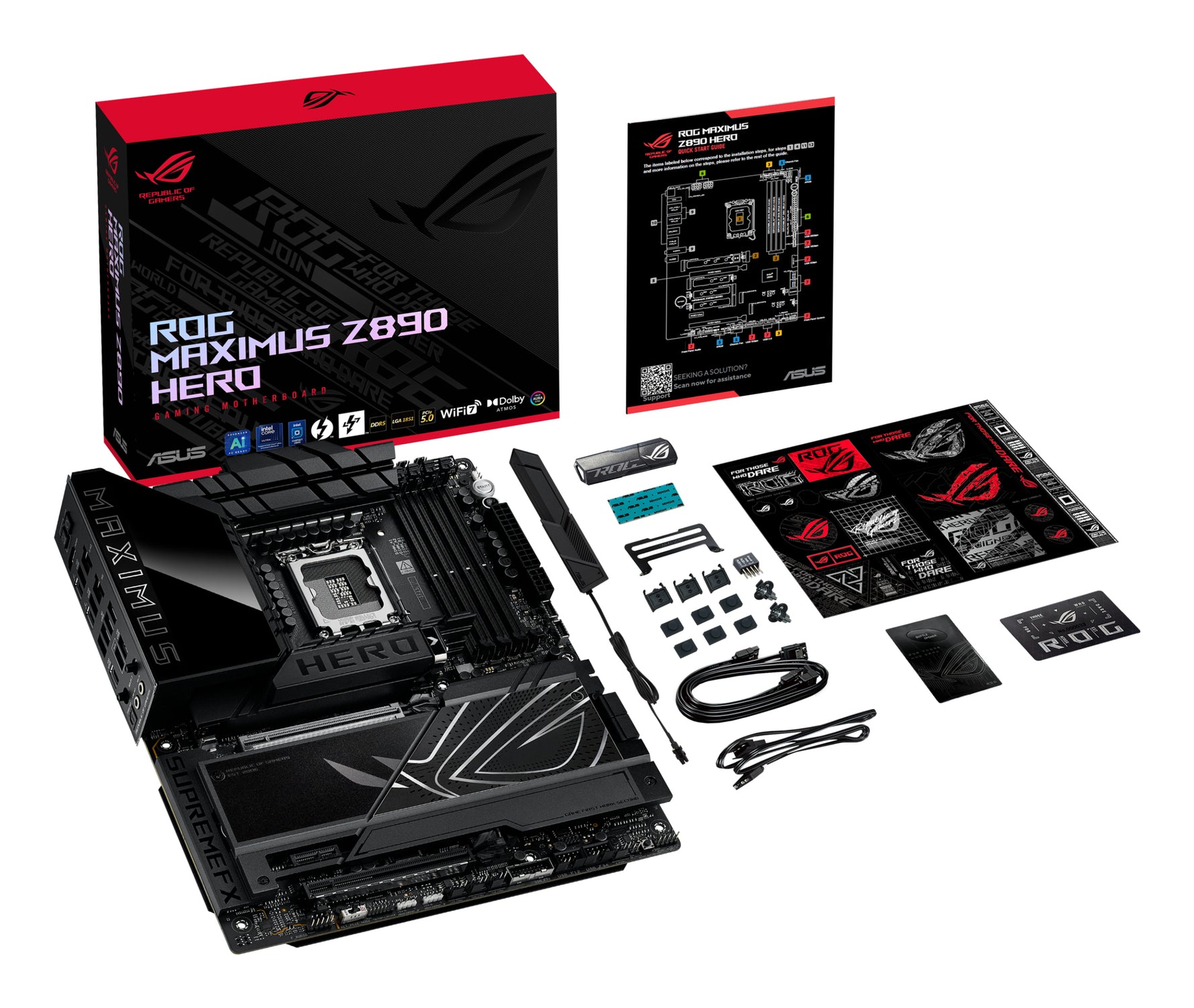 ASUS ROG Maximus Z890 Hero ATX Motherboard LGA1851 DDR5