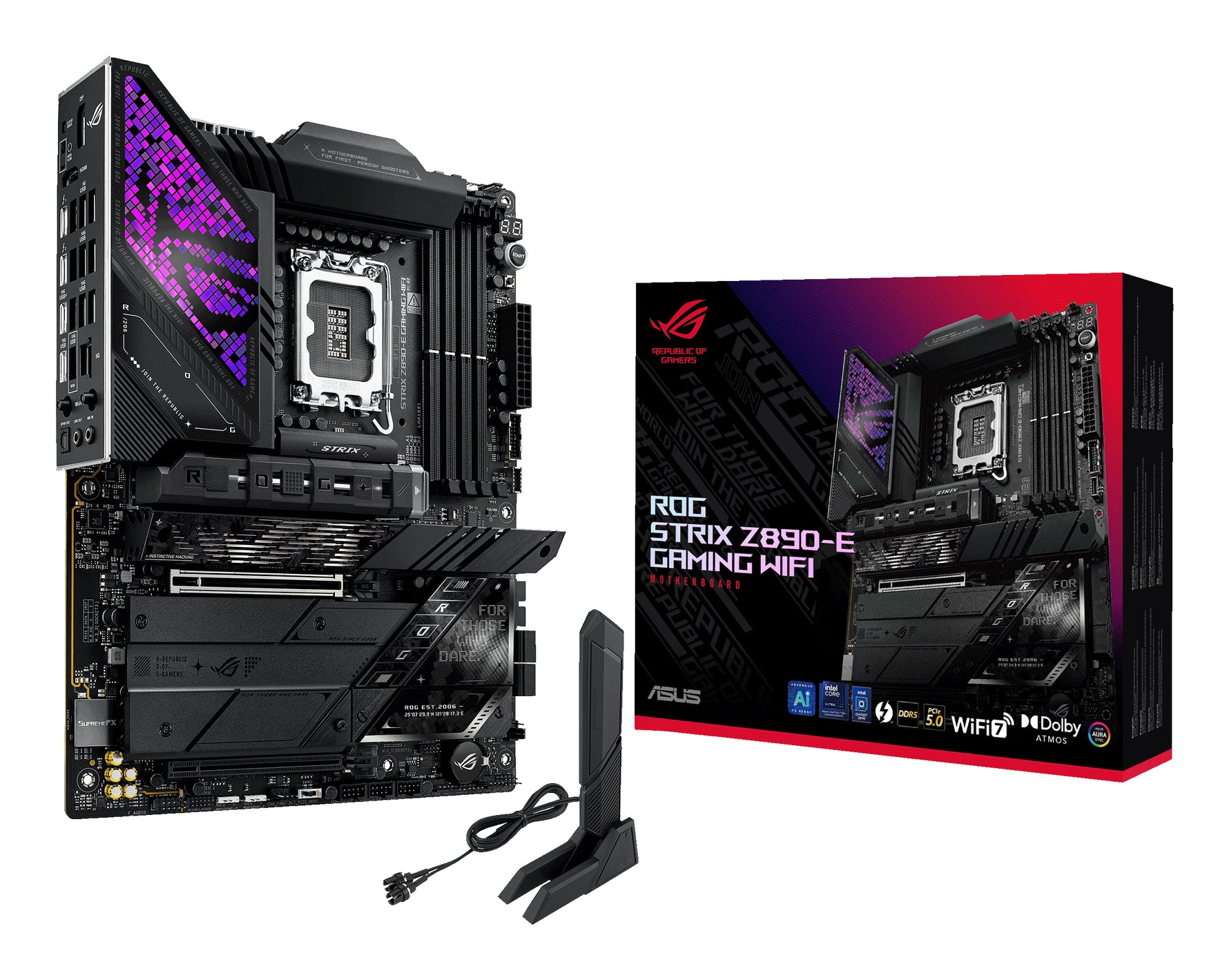 ASUS ROG Strix Z890-E Gaming Wi-Fi ATX Motherboard LGA1851 DDR5
