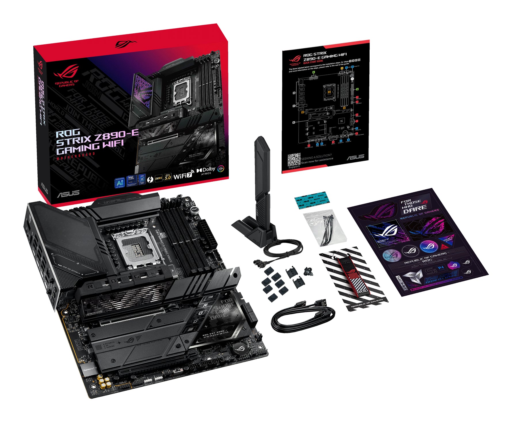 ASUS ROG Strix Z890-E Gaming Wi-Fi ATX Motherboard LGA1851 DDR5
