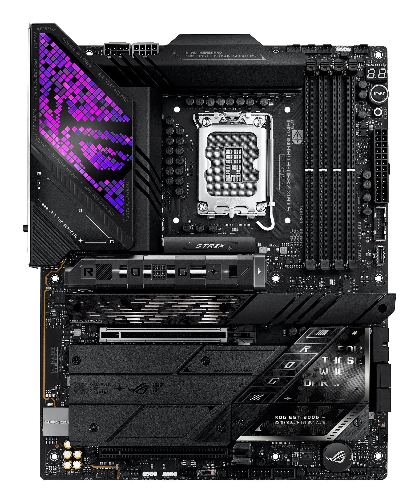 ASUS ROG Strix Z890-E Gaming Wi-Fi ATX Motherboard LGA1851 DDR5