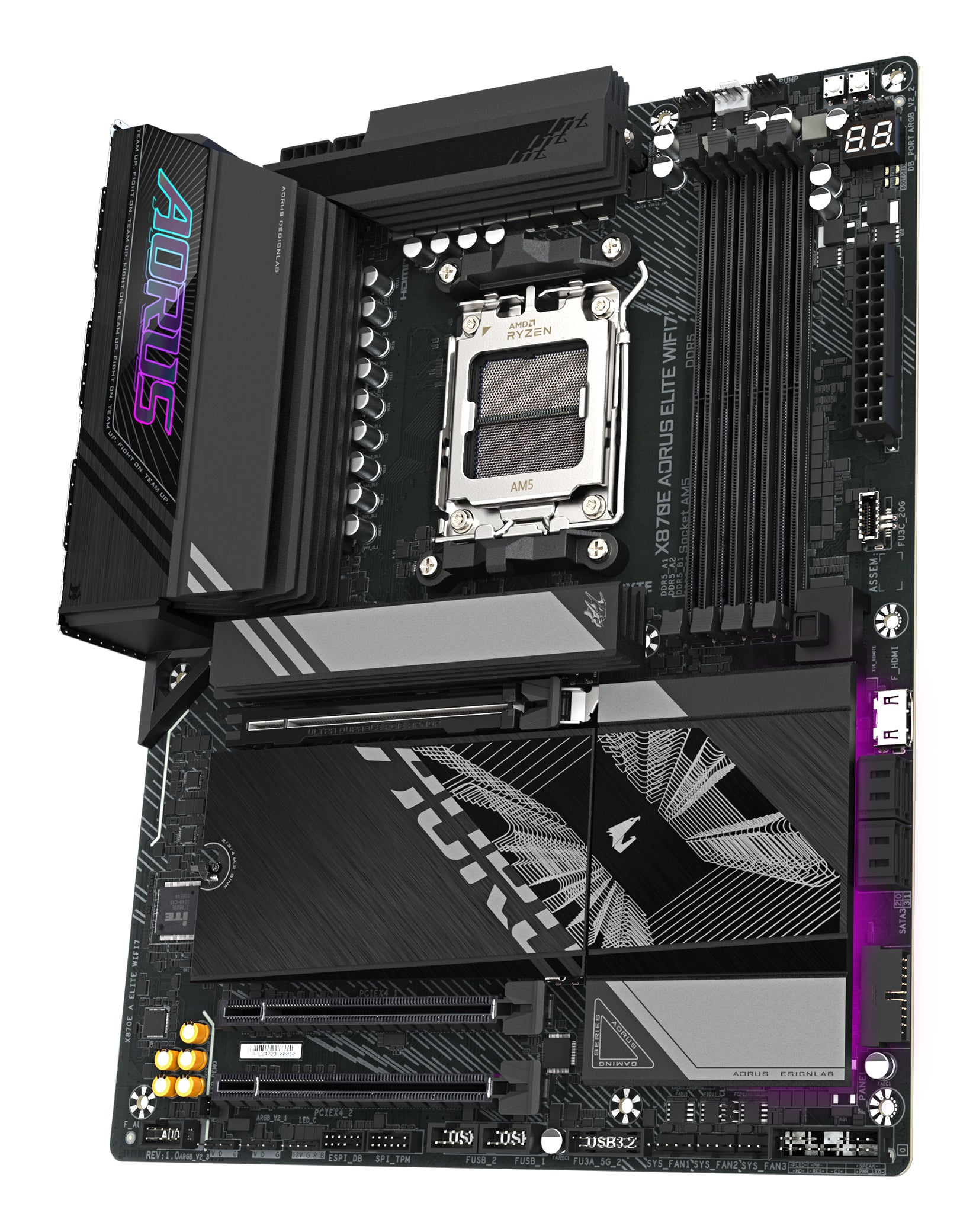 Gigabyte X870E Aorus Elite Wi-Fi 7 ATX Motherboard AM5 DDR5