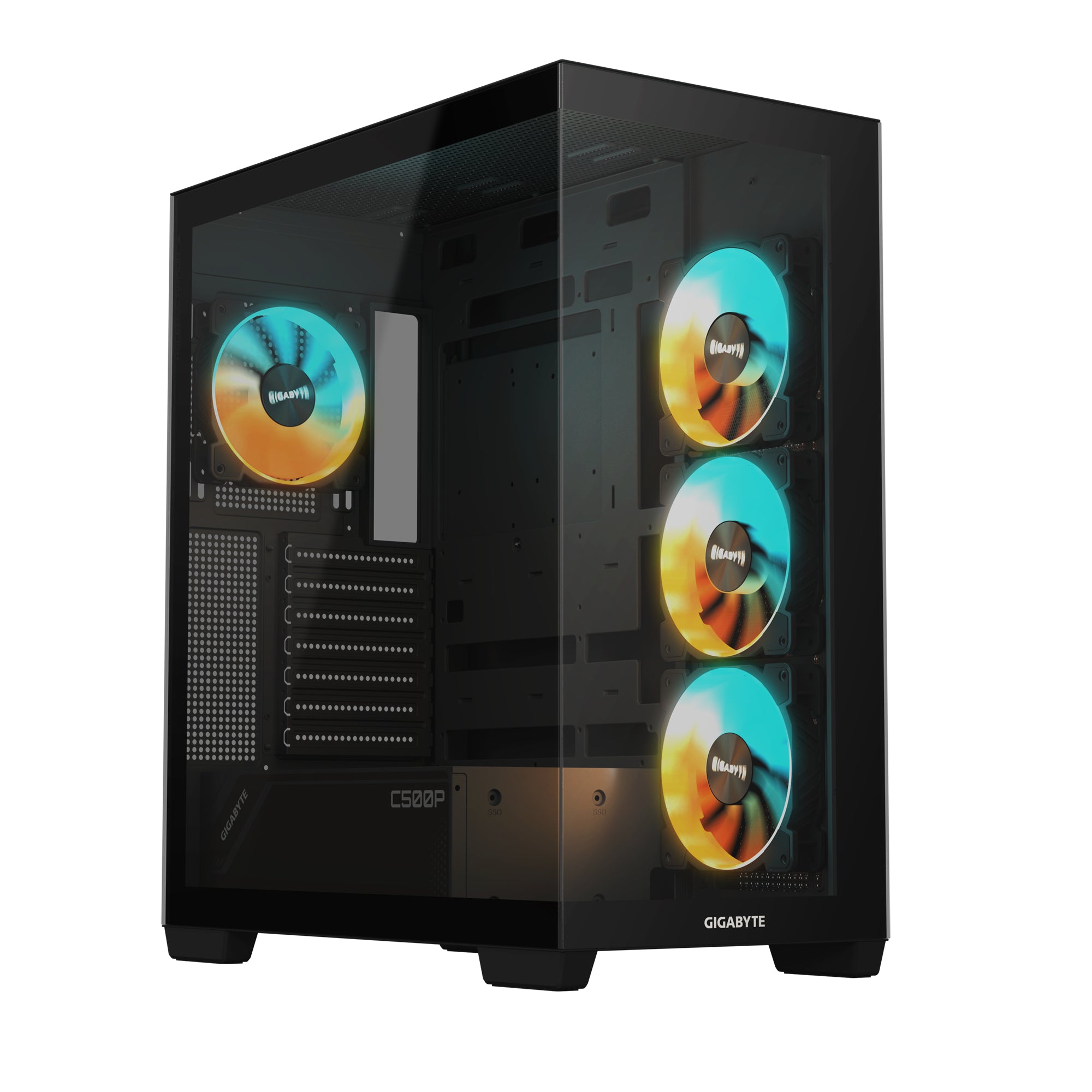 Gigabyte C500 Panoramic Stealth - Black - GIGABYTE | TechFinder UK