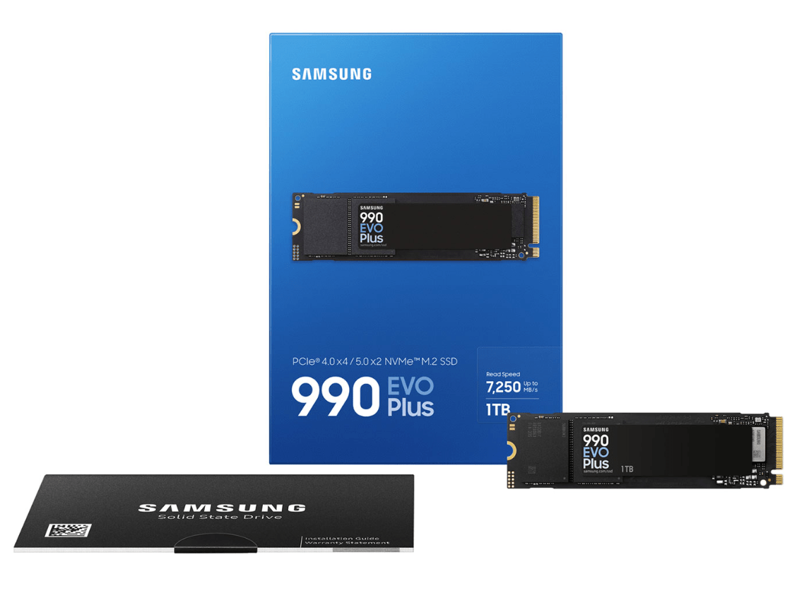 Samsung 990 EVO Plus 1TB M.2 NVMe PCIe 5.0 Solid State Drive - Samsung | TechFinder UK