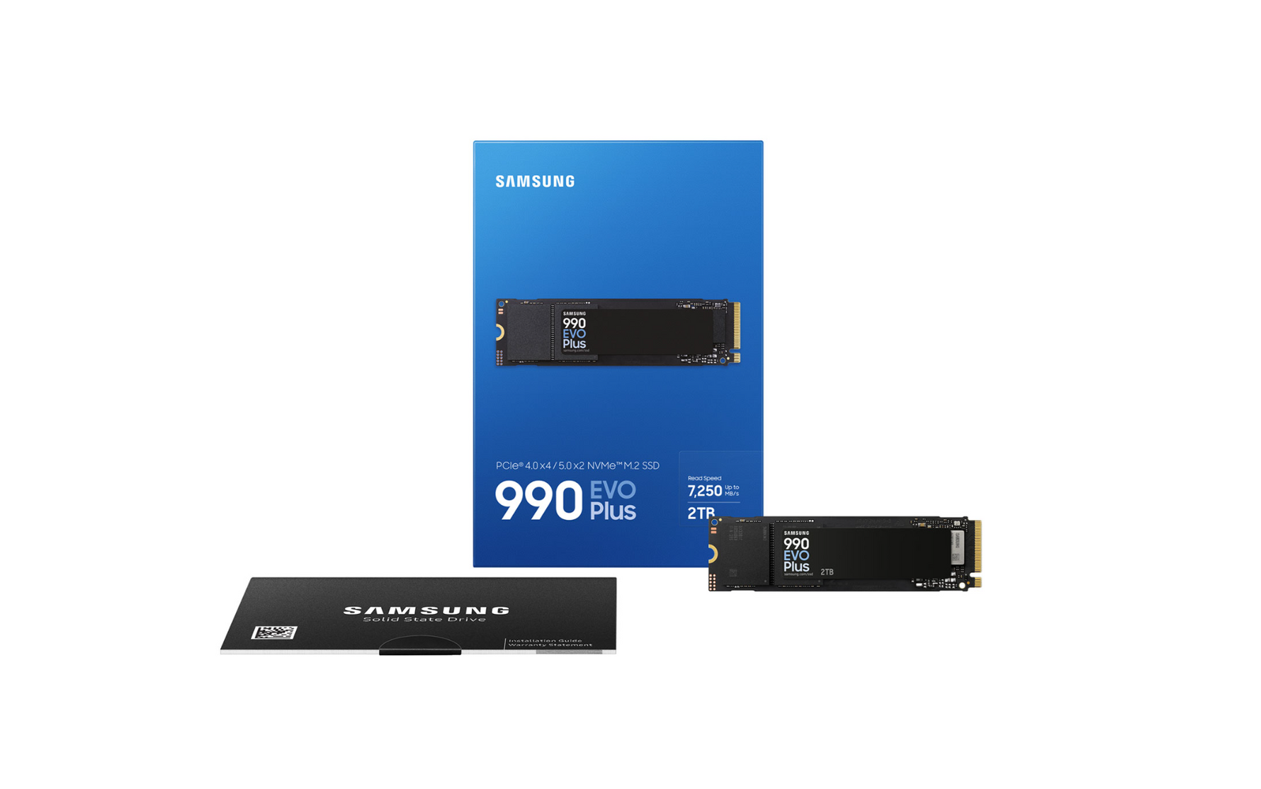Samsung 990 Evo Plus 2TB PCIe 4.0/5.0 NVMe M.2 SSD