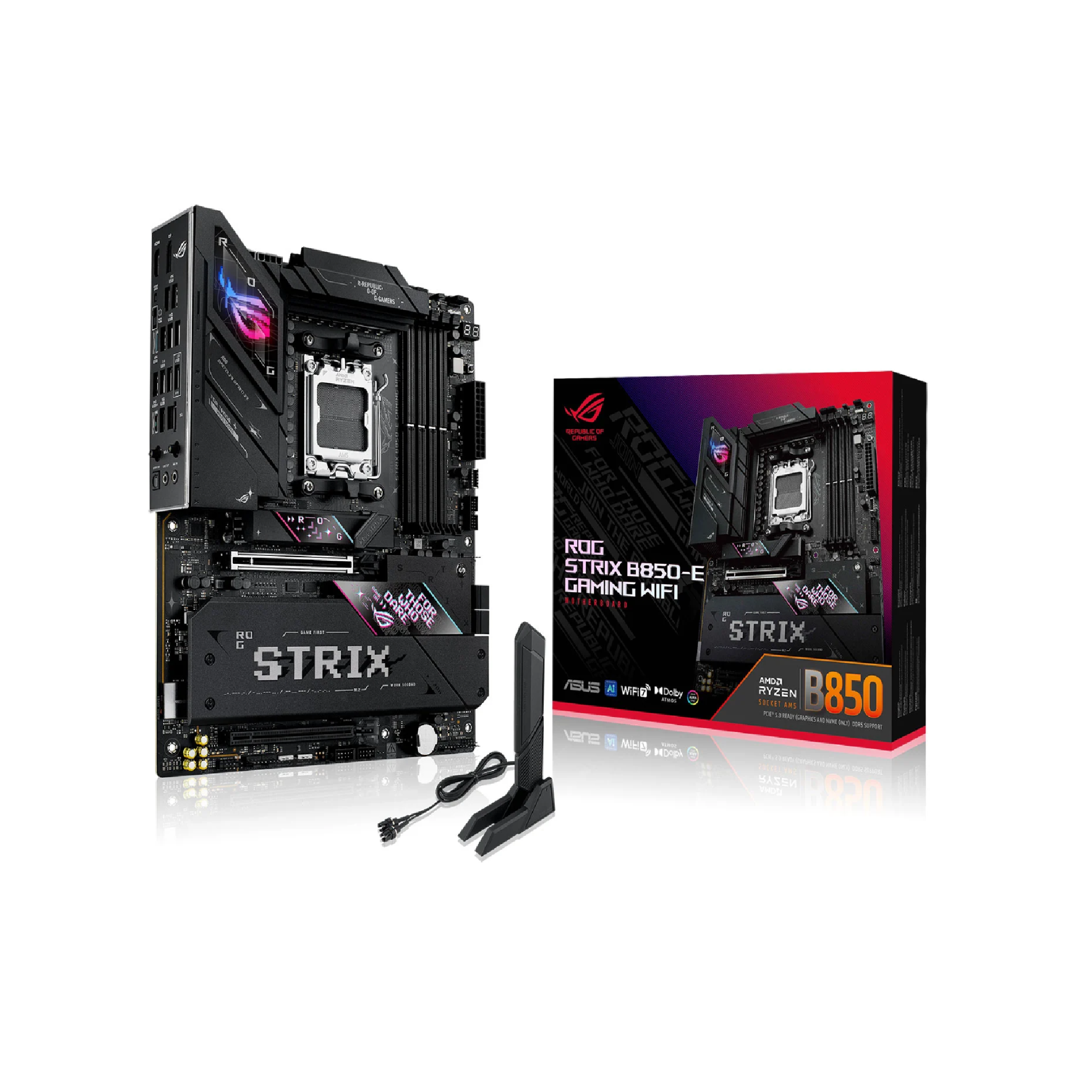 ASUS ROG Strix B850-E Gaming Wi-Fi ATX Motherboard AM5 DDR5