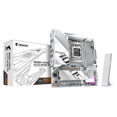GIGABYTE B850M AORUS ELITE WIFI6E ICE Motherboard - GIGABYTE | TechFinder UK