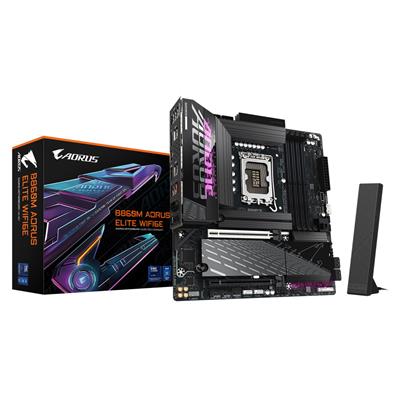 Gigabyte B860M AORUS Elite WiFi6E B860 LGA1851 M - ATX - GIGABYTE | TechFinder UK