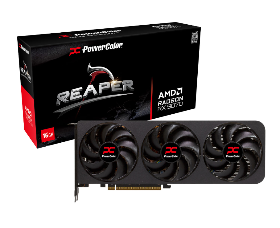 PowerColor Radeon RX 9070 Reaper 16GB GDDR6 Graphics Card