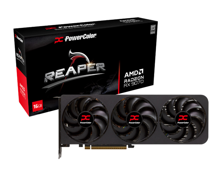 PowerColor Radeon RX 9070 Reaper 16GB GDDR6 Graphics Card