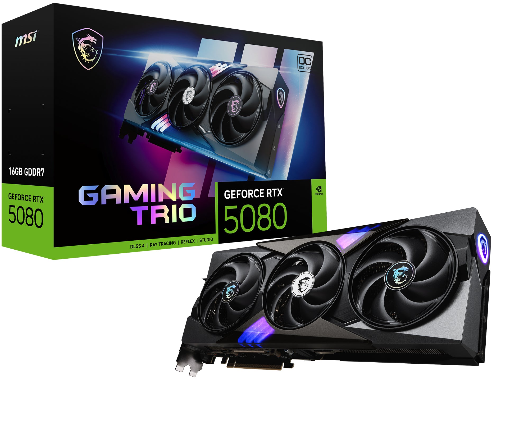 MSI GeForce RTX 5080 16GB Gaming Trio OC