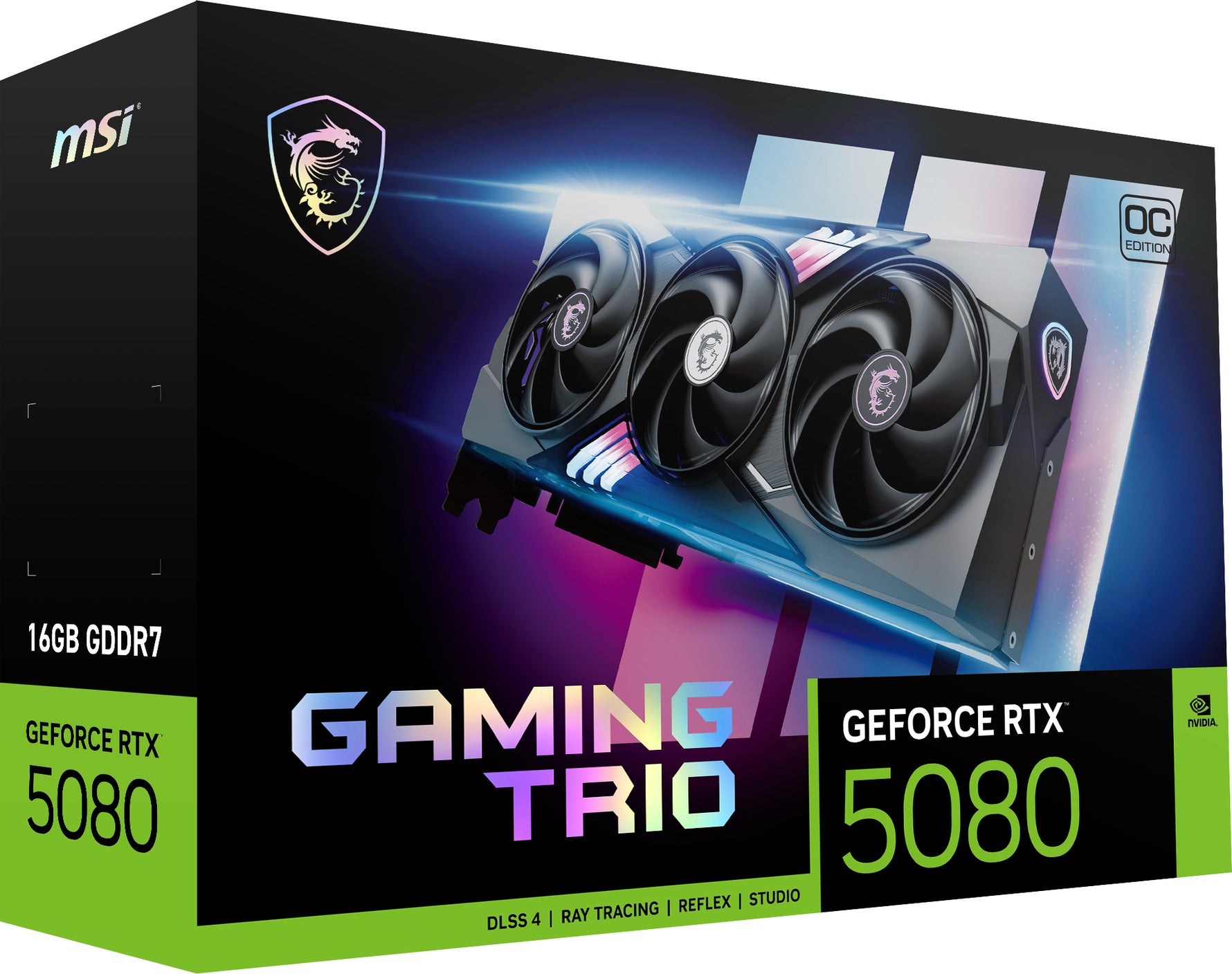 MSI GeForce RTX 5080 16GB Gaming Trio OC