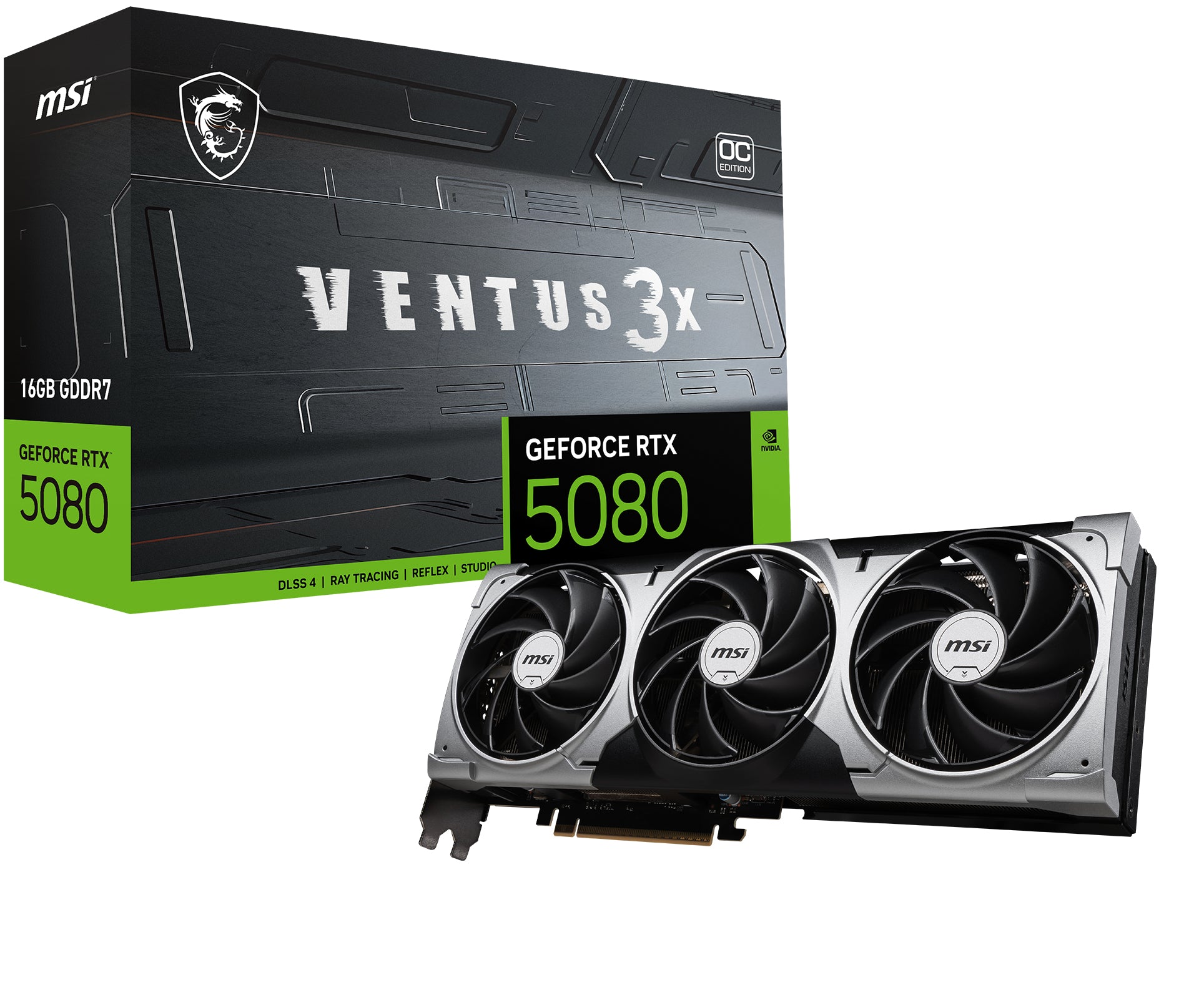 MSI GeForce RTX 5080 16GB VENTUS 3X OC