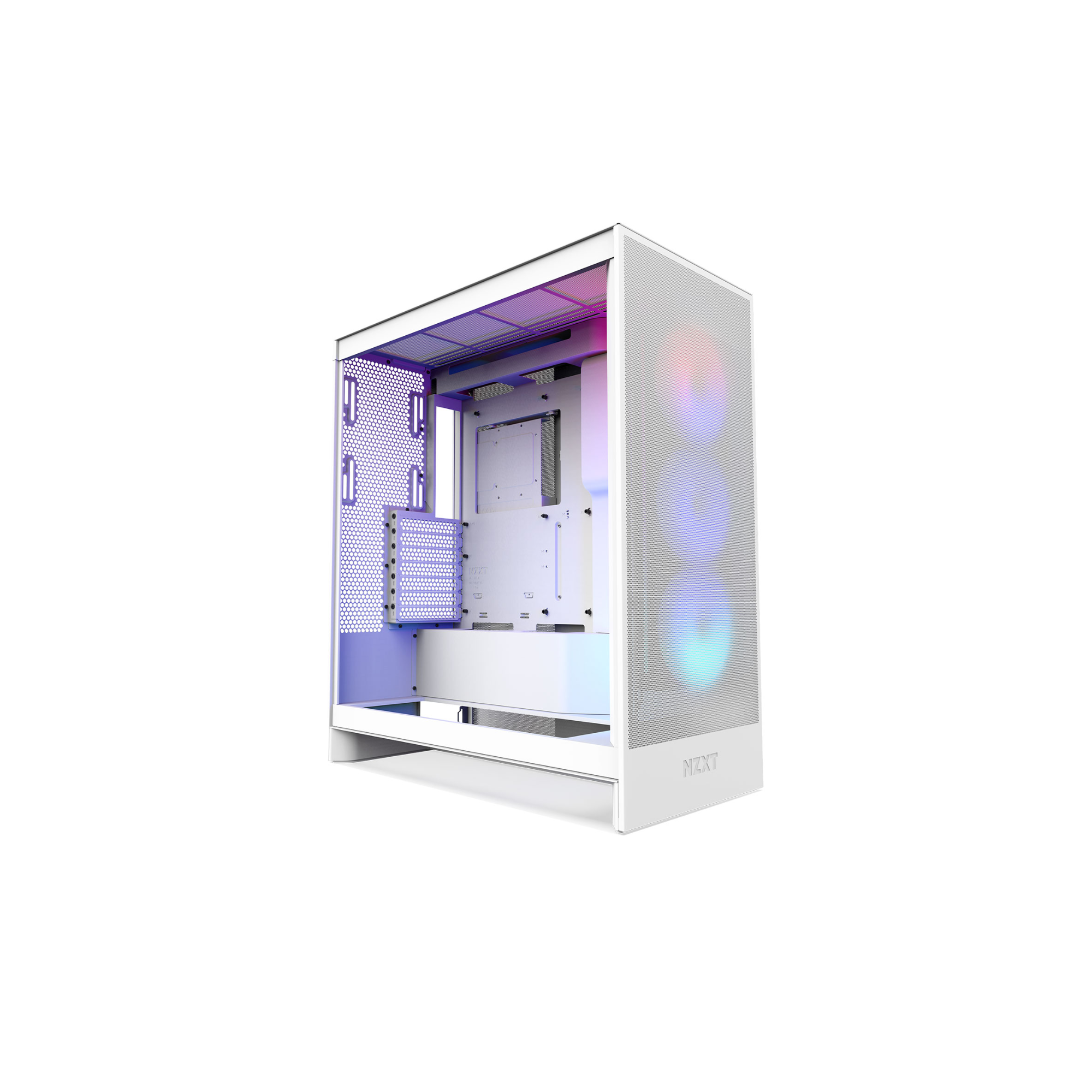 NZXT H7 Flow RGB Mid Tower Case - White